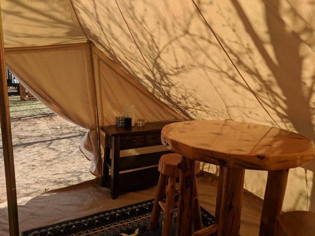 Funstays Glamping Setup Tent In Rv Park #6 Ok-T6 Moab Zewnętrze zdjęcie